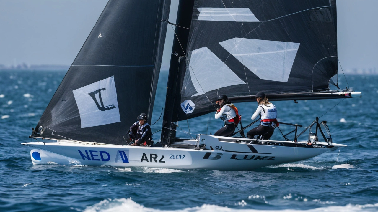 Dutch Women Secure Gold in Women's Skiff Sailing Despite Final Race Misstep