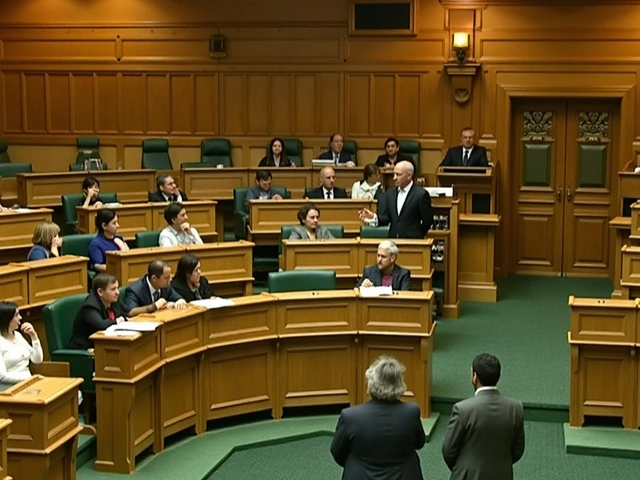 Māori Protest Against Treaty of Waitangi Bill: Haka Demonstration in New Zealand Parliament